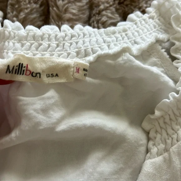 Millibon white babydoll dress - Picture 3 of 4